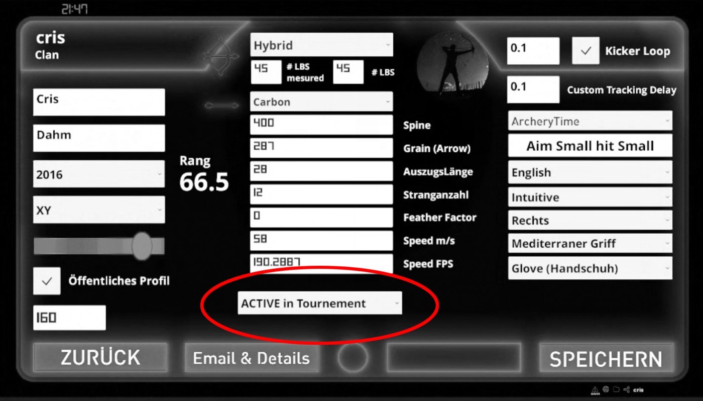 ACTIVE in Tournement